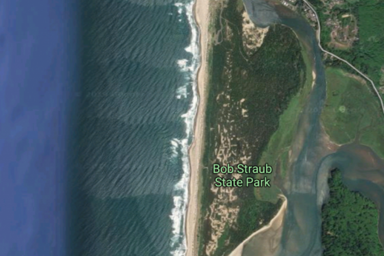 map image of nestucca spit loop hike
