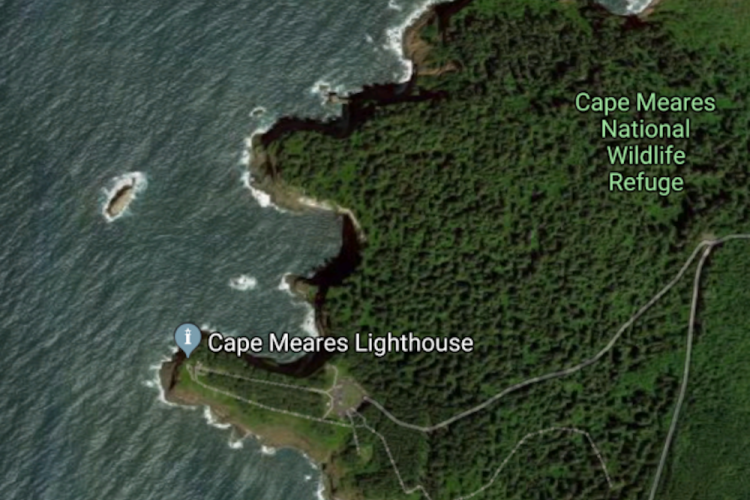 map image of Cape Meares Hike